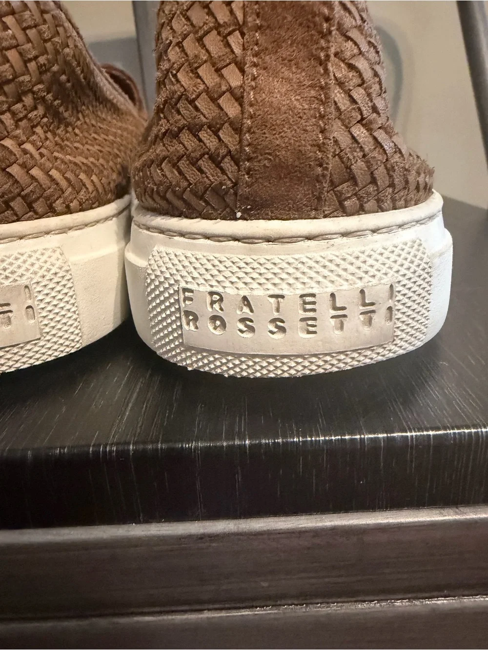 Fratelli Rossetti ONE Woven Suede Sneakers Men’s 8
